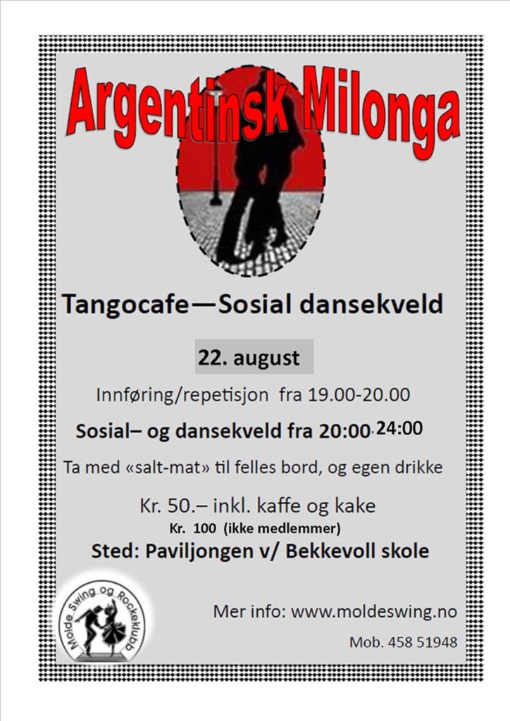MILONGA dansekveld (argentinsk tango)